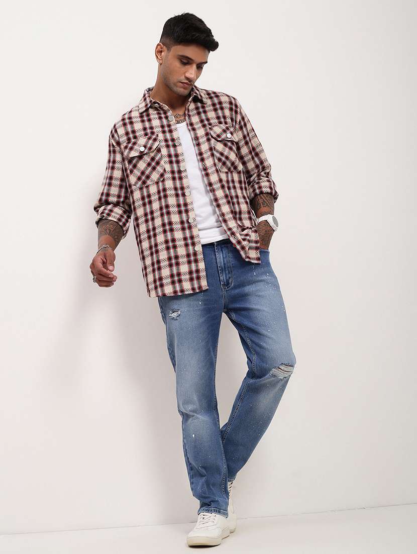 men blue low rise full length jean - 21696173 -  Standard Image - 4