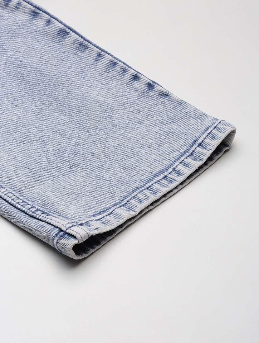 men light blue low rise full length jean - 21696176 -  Standard Image - 6