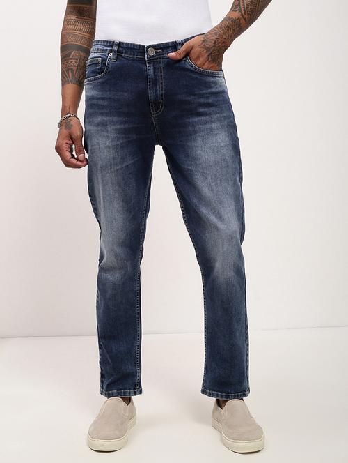 men blue low rise full length jean - 21696177 -  Standard Image - 0