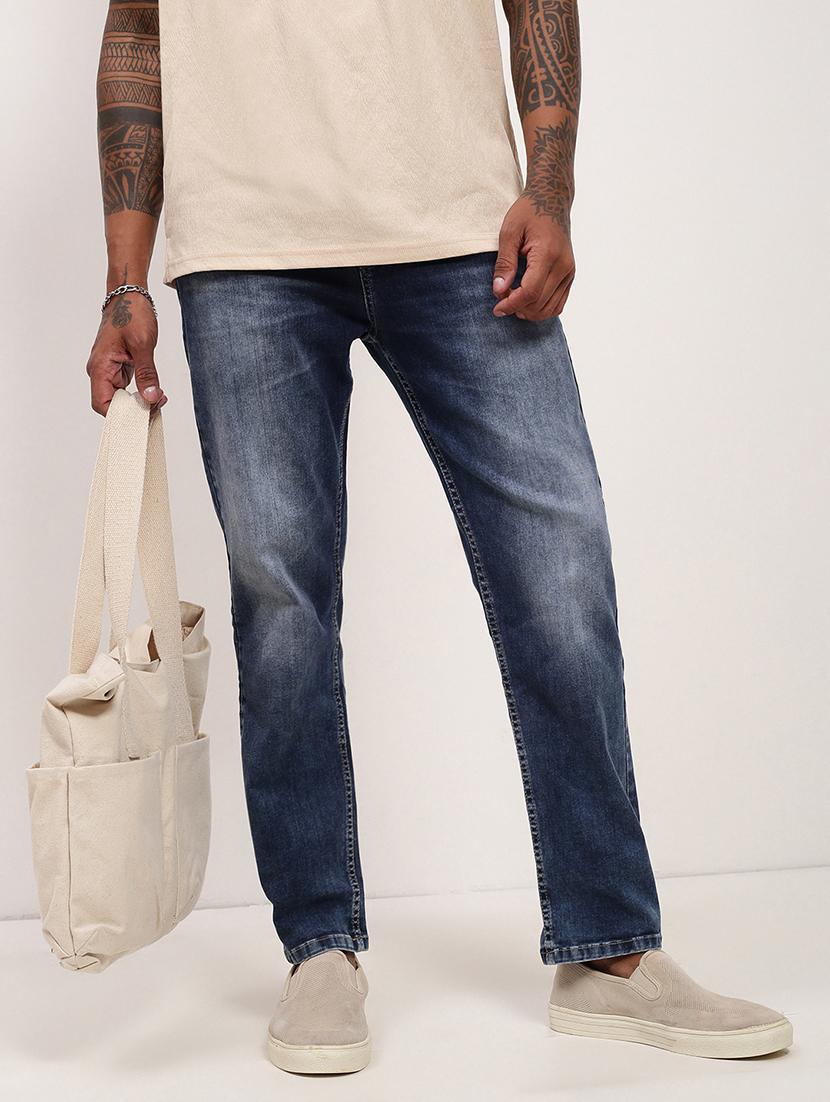 men blue low rise full length jean - 21696177 -  Standard Image - 1