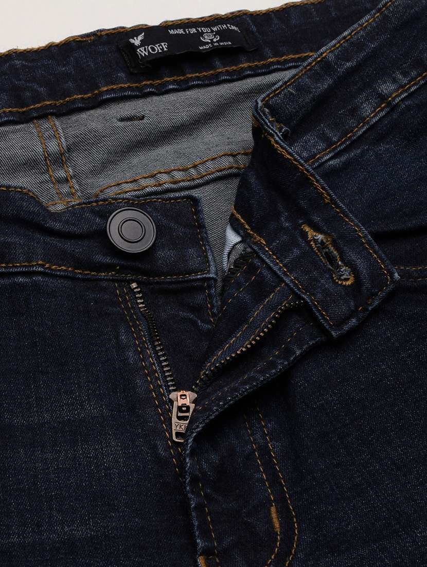 men navy blue low rise full length jean - 21696179 -  Standard Image - 6