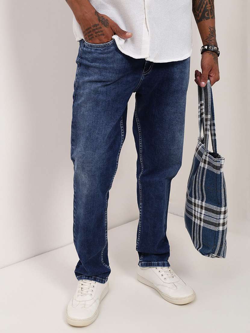 men blue low rise full length jean - 21696181 -  Standard Image - 1