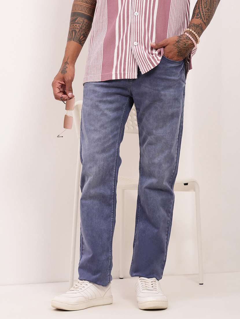 men blue low rise full length jean - 21696182 -  Standard Image - 1