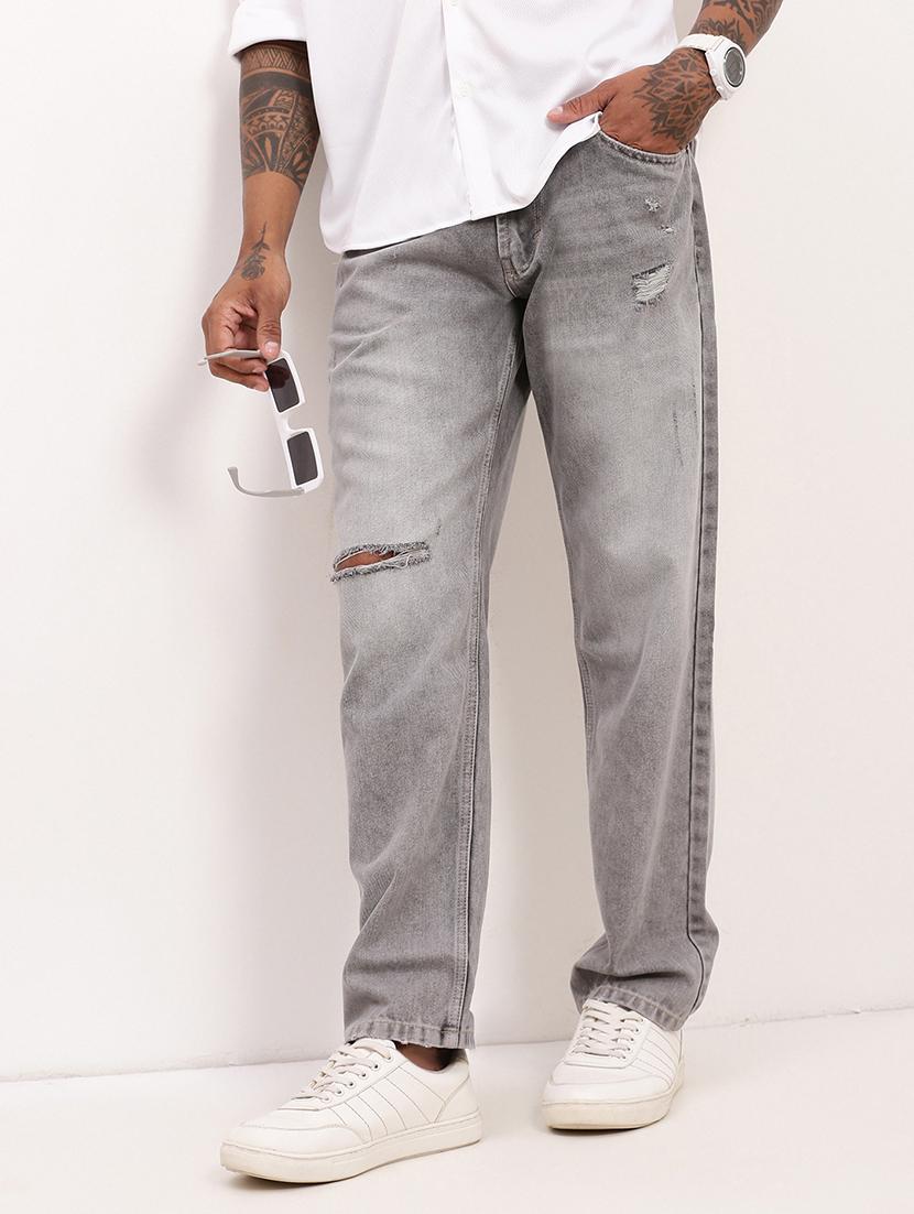 men grey low rise full length jean - 21696183 -  Standard Image - 1