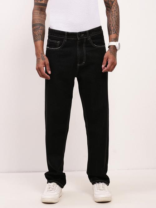 men black low rise full length jean - 21696184 - Standard Image - 0