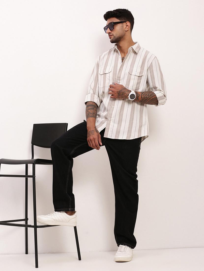 men black low rise full length jean - 21696184 - Standard Image - 4