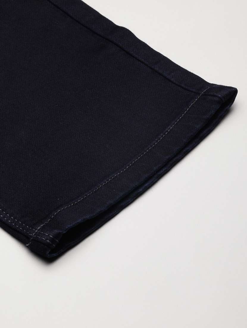 men navy blue low rise full length jean - 21696185 -  Standard Image - 6
