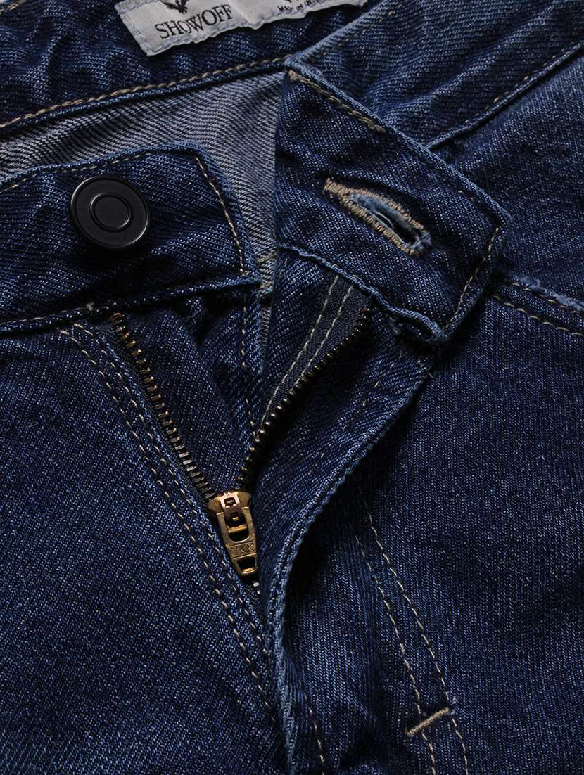 men navy blue low rise full length jean - 21696186 -  Standard Image - 6