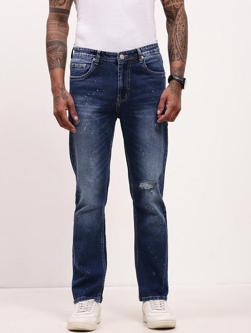 men blue low rise full length jean - 21696189 -  Standard Image - 0
