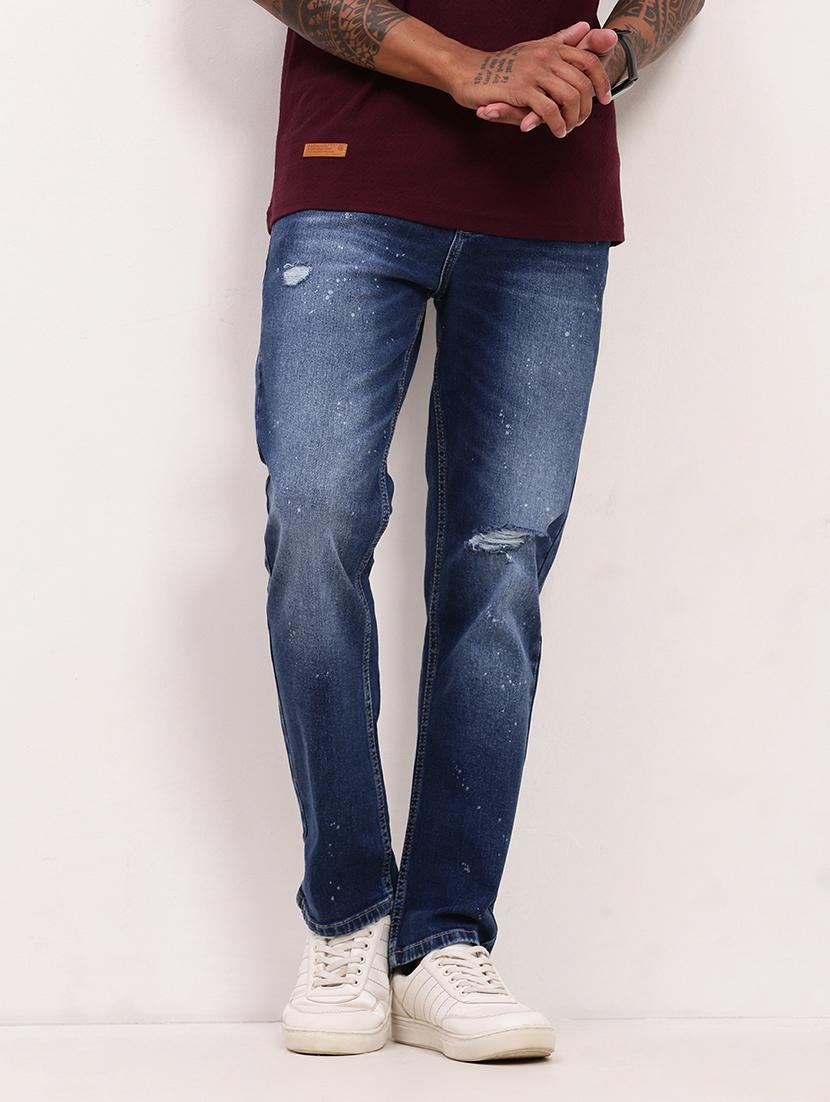 men blue low rise full length jean - 21696189 - Standard Image - 1