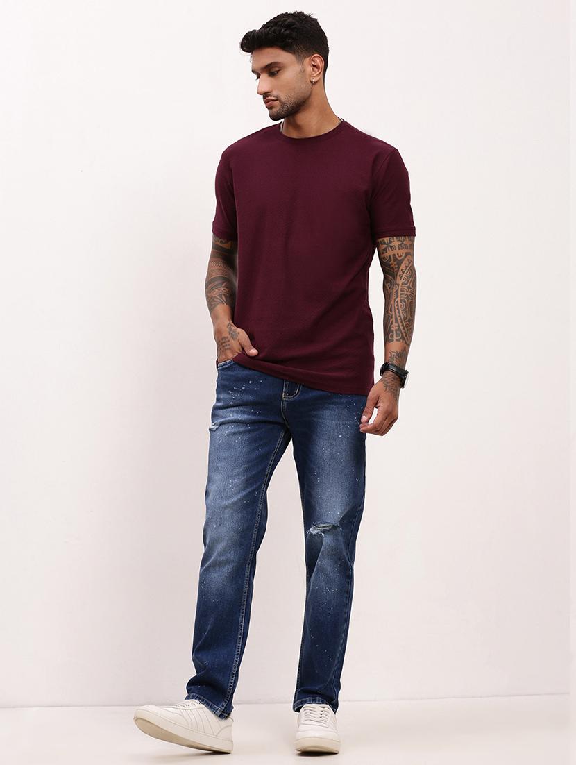 men blue low rise full length jean - 21696189 - Standard Image - 4