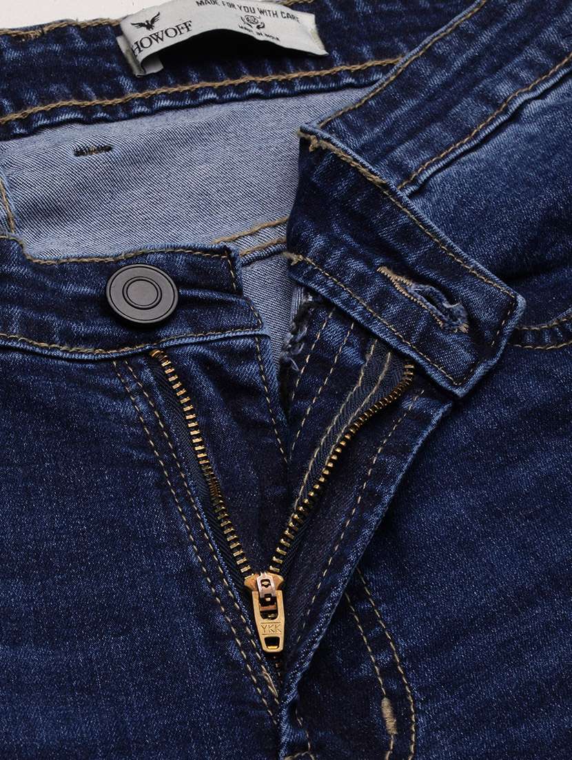 men navy blue low rise full length jean - 21696191 -  Standard Image - 6