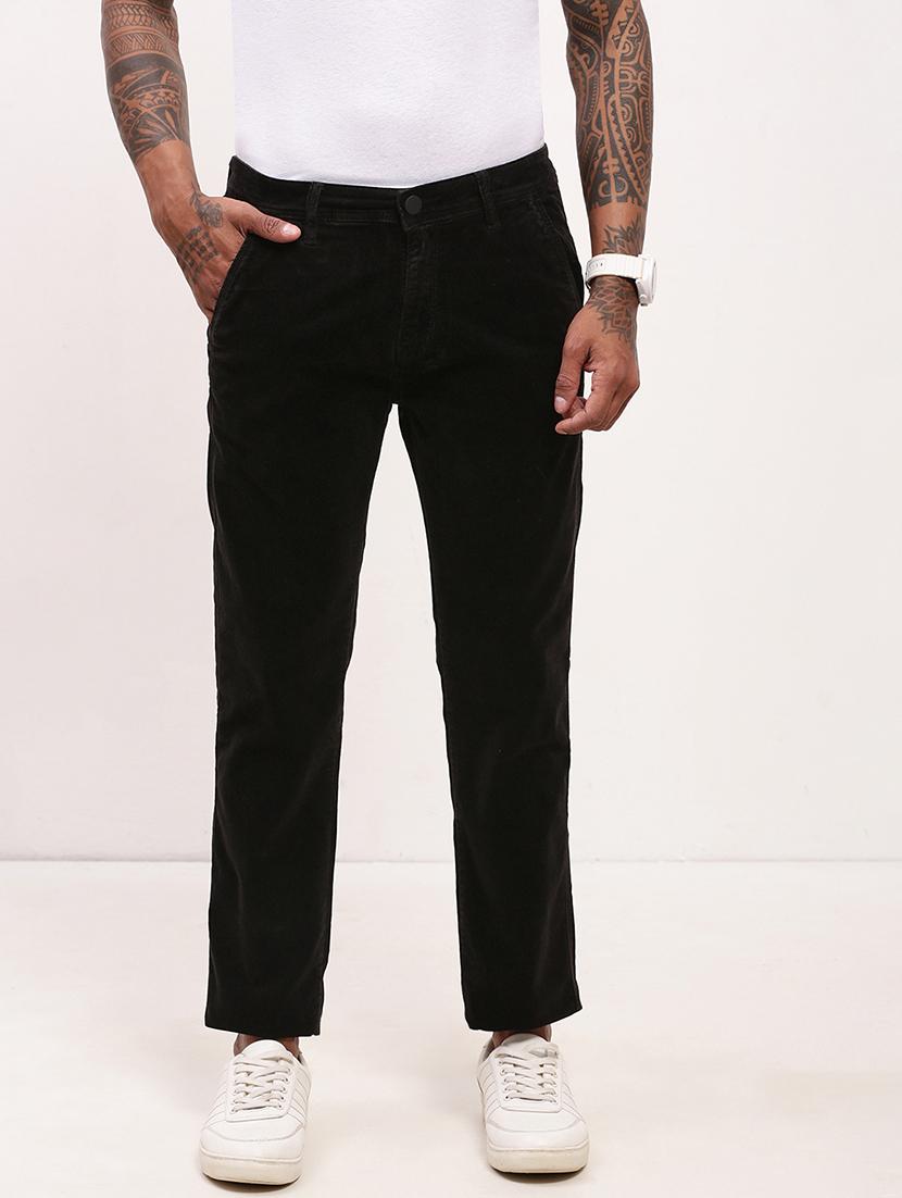 men black low rise full length jean