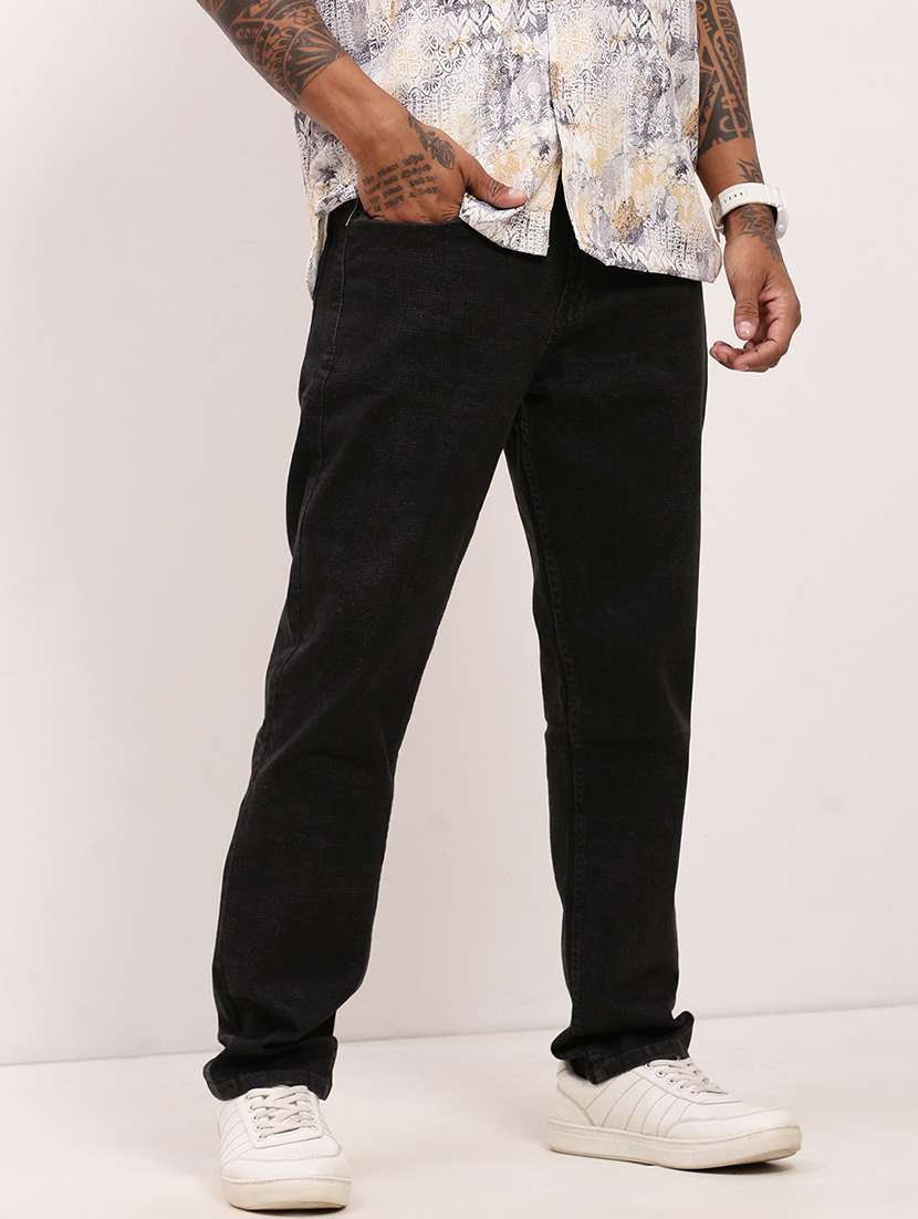 men charcoal low rise full length jean - 21696195 -  Standard Image - 1