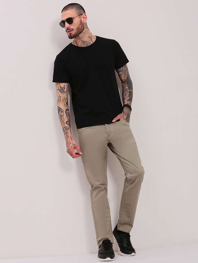 men olive low rise full length jean - 21696200 -  Standard Image - 4