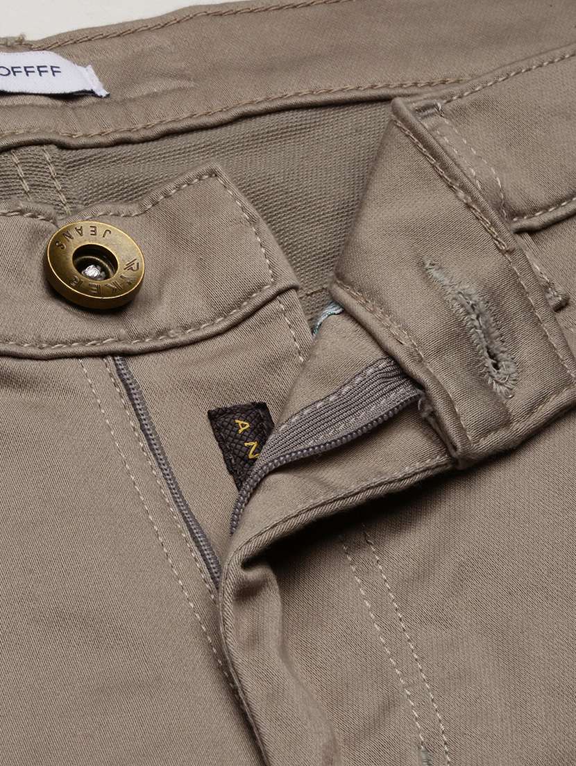 men olive low rise full length jean - 21696200 -  Standard Image - 6