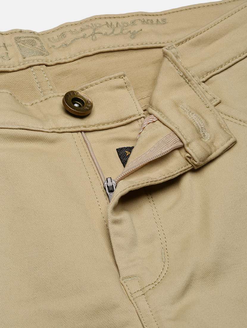 men khaki low rise full length jean - 21696203 - Standard Image - 6