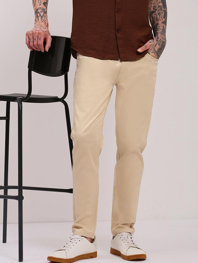 men beige low rise full length jean - 21696206 - Standard Image - 1