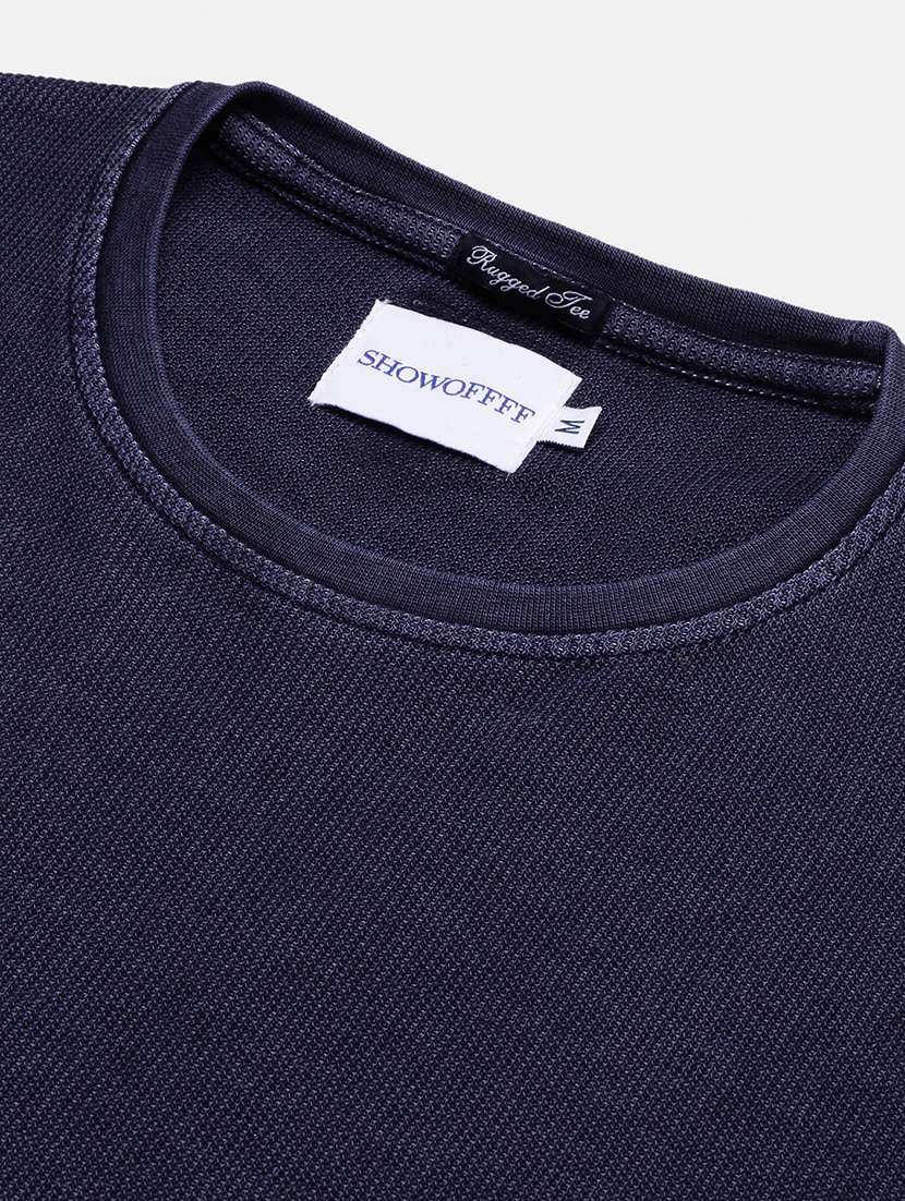 men solid short sleeve slim fit t-shirt - 21696221 - Standard Image - 6