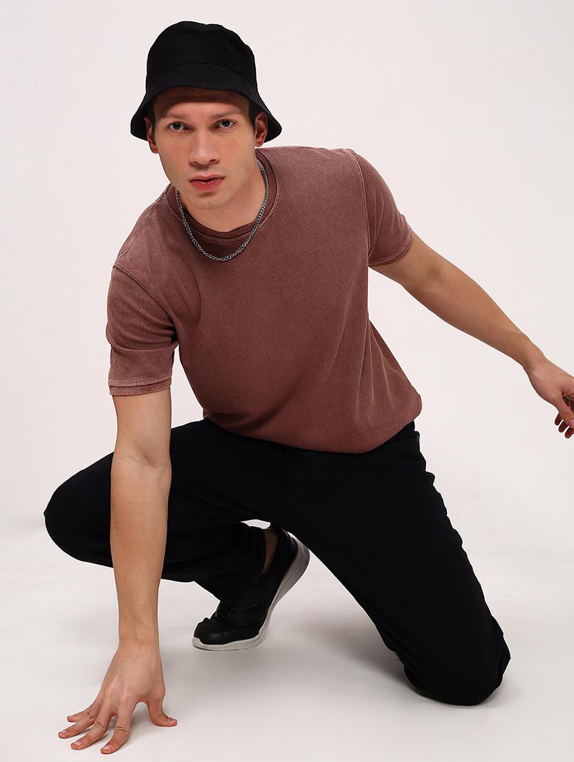 men solid short sleeve slim fit t-shirt - 21696223 - Standard Image - 4