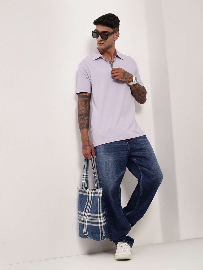 men solid short sleeve polo t-shirt - 21696227 -  Standard Image - 4