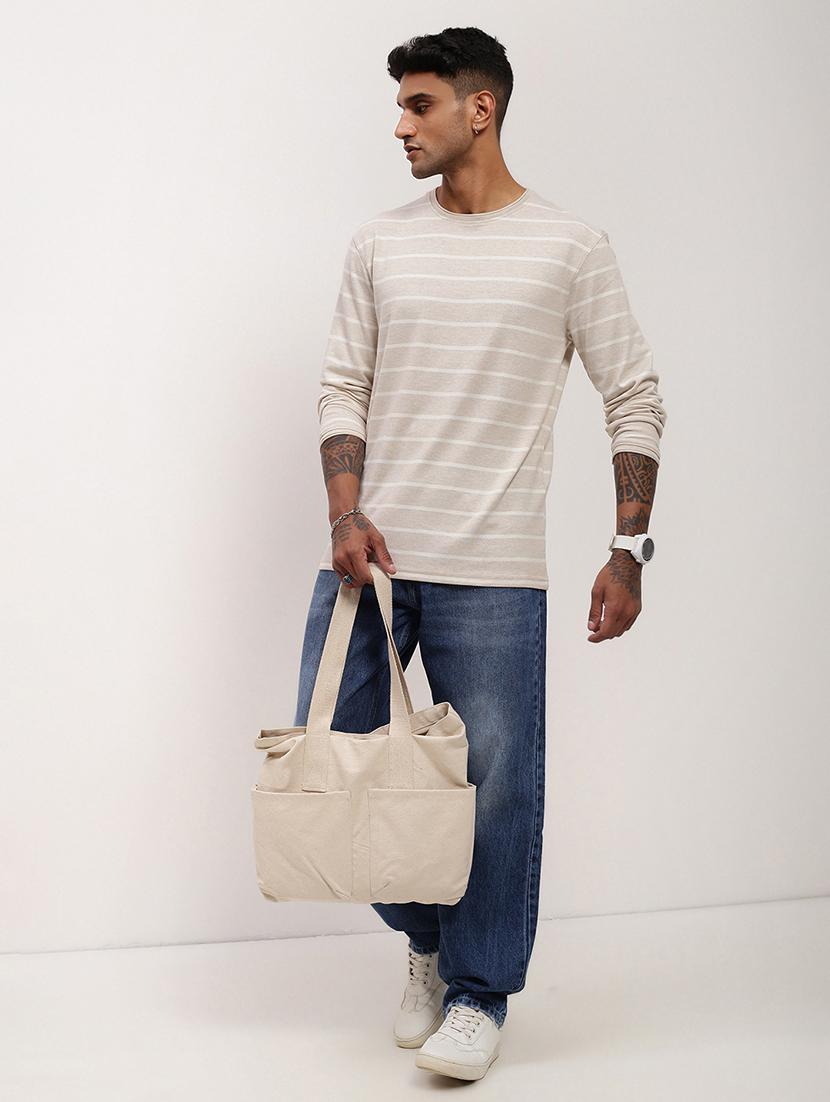 men striped long sleeve slim fit t-shirt - 21696243 - Standard Image - 4