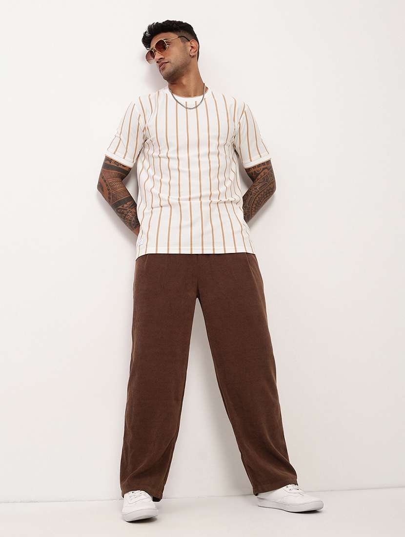 men striped short sleeve slim fit t-shirt - 21696256 -  Standard Image - 4