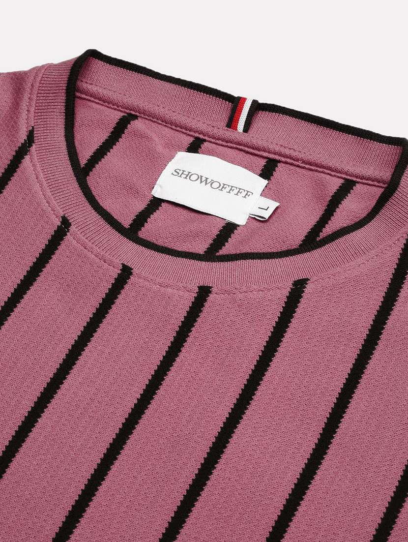 men striped short sleeve slim fit t-shirt - 21696258 - Standard Image - 6