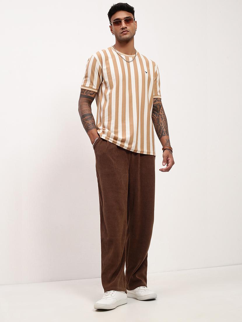 men striped short sleeve slim fit t-shirt - 21696262 - Standard Image - 4