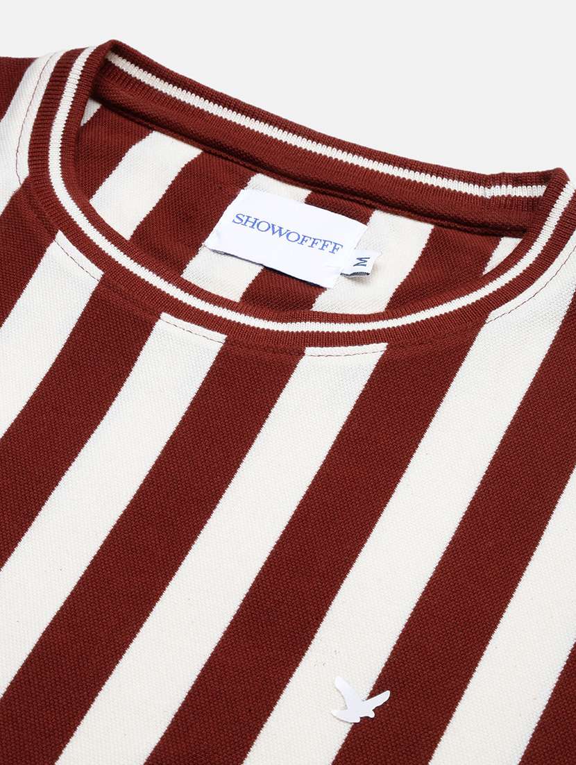 men striped short sleeve slim fit t-shirt - 21696264 - Standard Image - 6