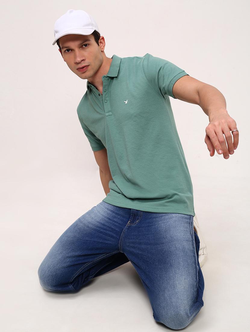men solid short sleeve polo t-shirt - 21696269 - Standard Image - 4