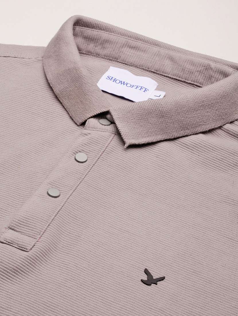 men solid short sleeve polo t-shirt - 21696271 -  Standard Image - 6