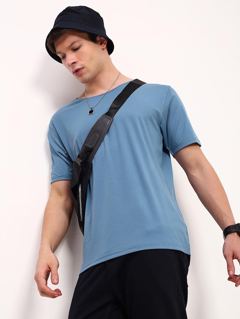 men solid short sleeve regular fit t-shirt - 21696278 -  Standard Image - 1