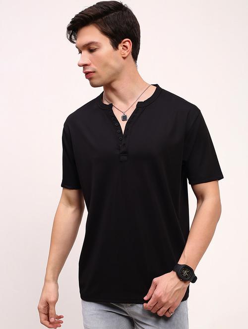 men solid short sleeve regular fit t-shirt - 21696285 - Standard Image - 0