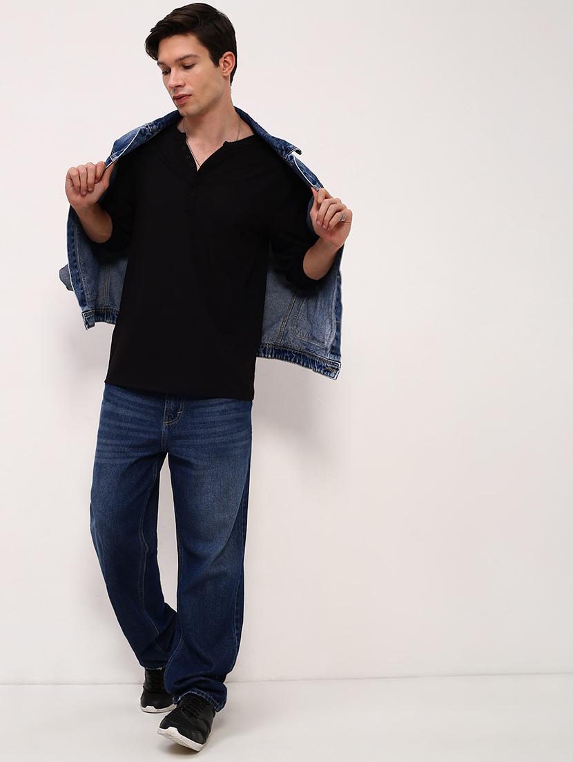 men solid long sleeve regular fit t-shirt - 21696287 - Standard Image - 4