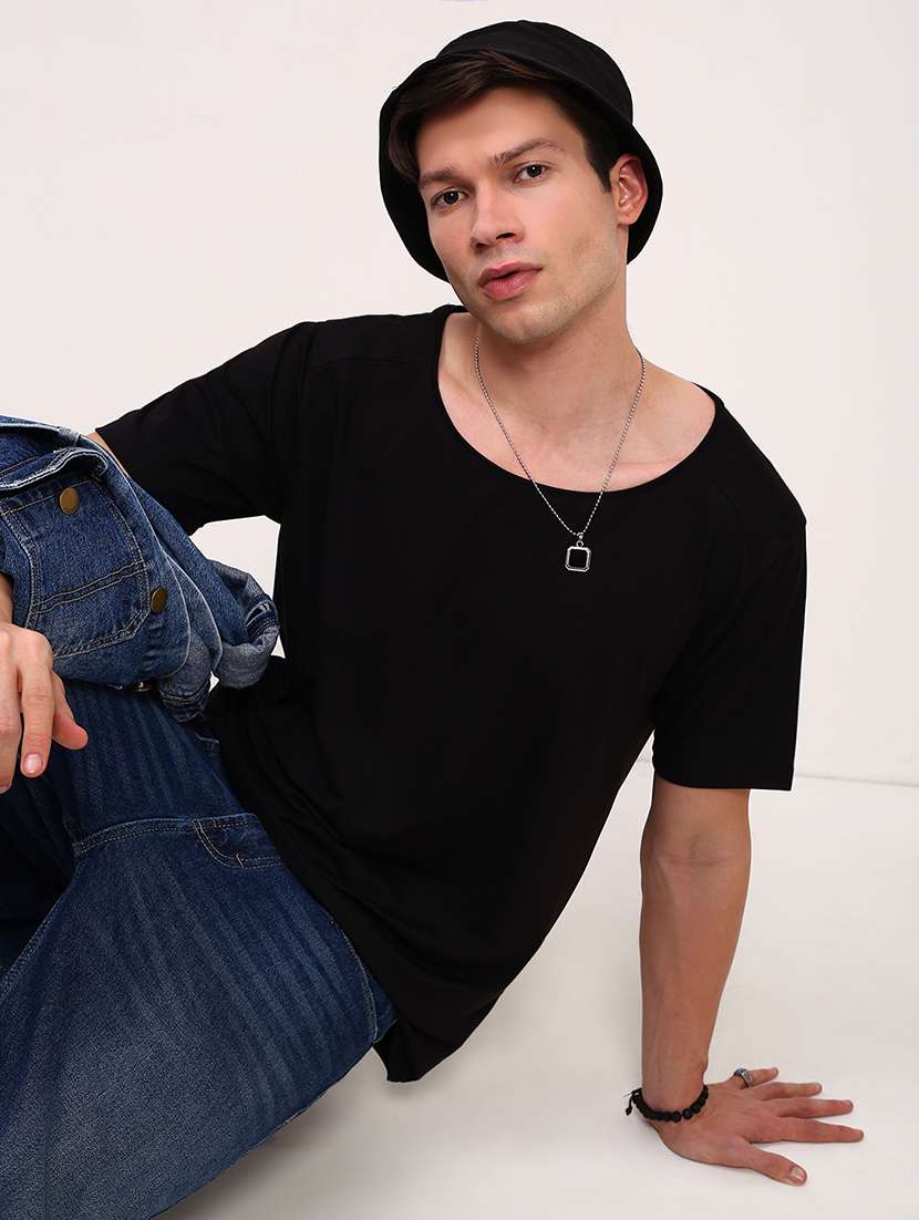 men solid short sleeve regualr fit t-shirt - 21696291 -  Standard Image - 1