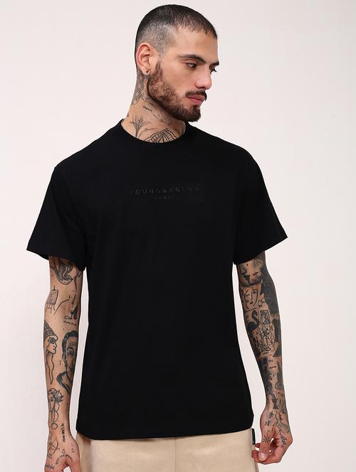 men solid short sleeve regular fit t-shirt - 21696293 - Standard Image - 0