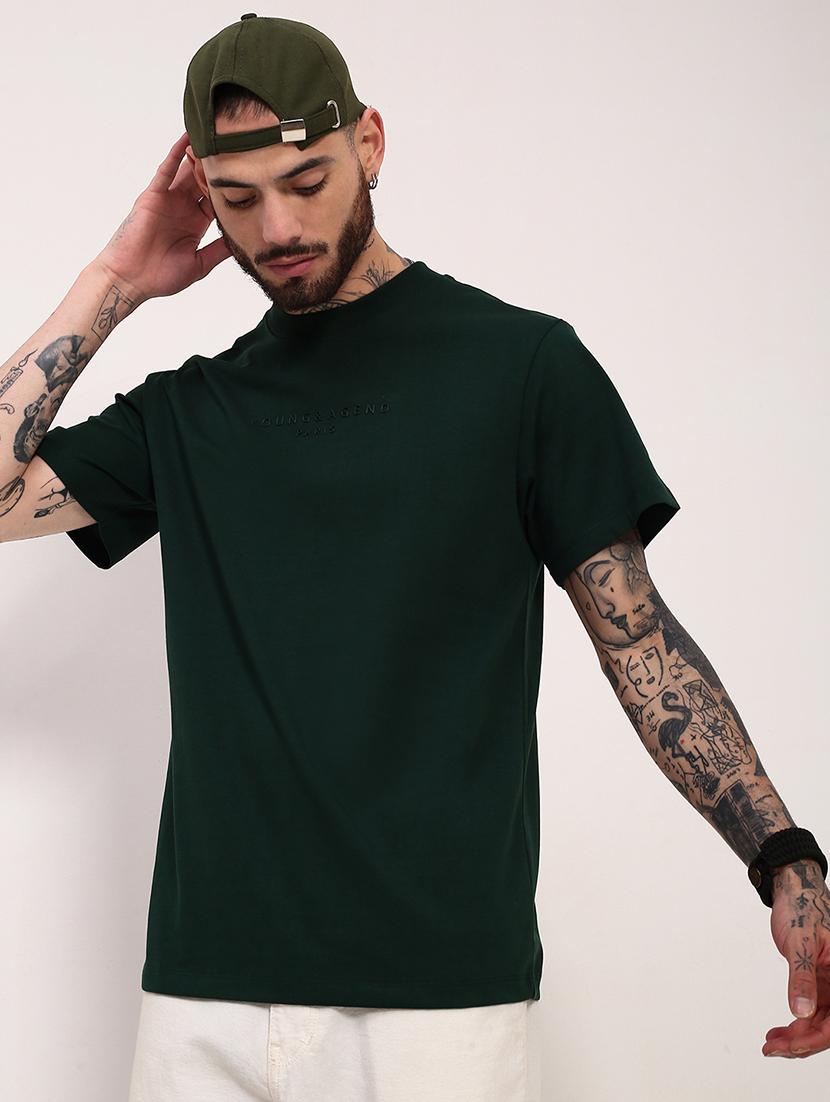 men solid short sleeve regular fit t-shirt - 21696295 -  Standard Image - 1