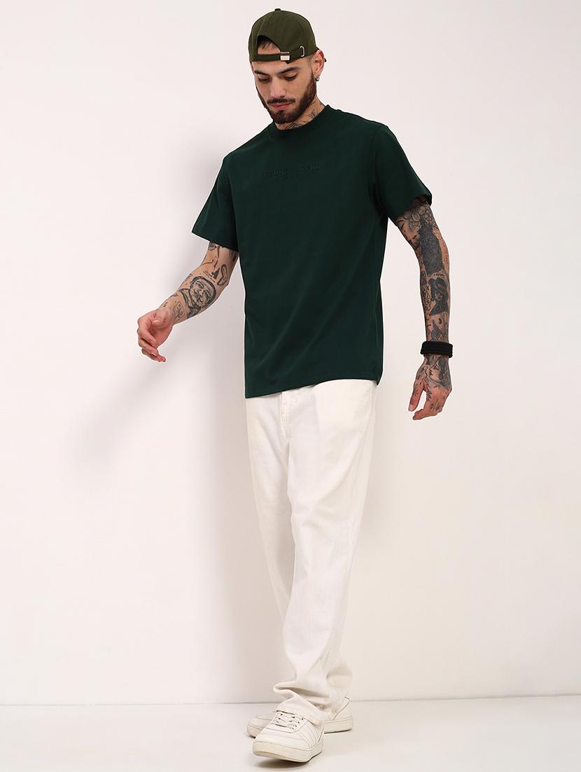 men solid short sleeve regular fit t-shirt - 21696295 - Standard Image - 4