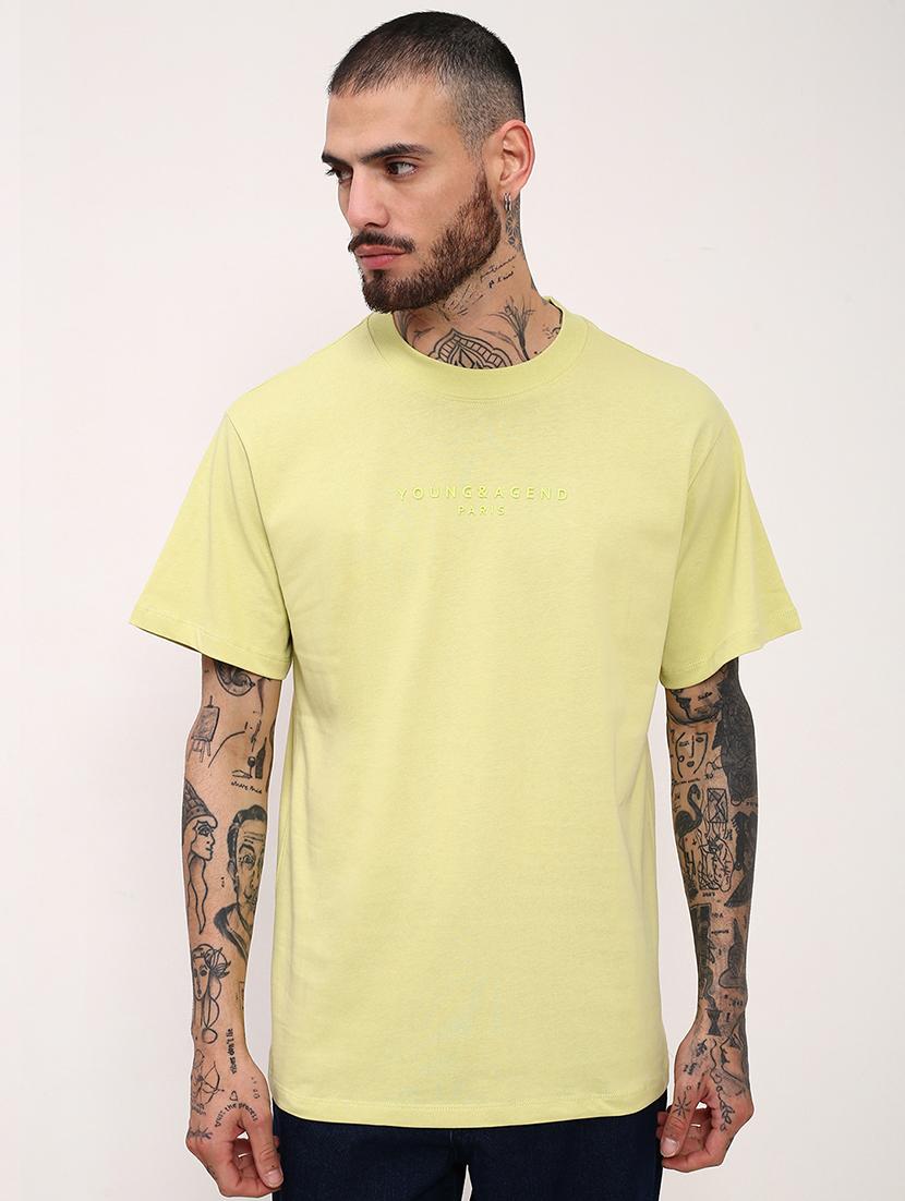 men solid short sleeve regular fit t-shirt - 21696296 -  Zoom Image - 0