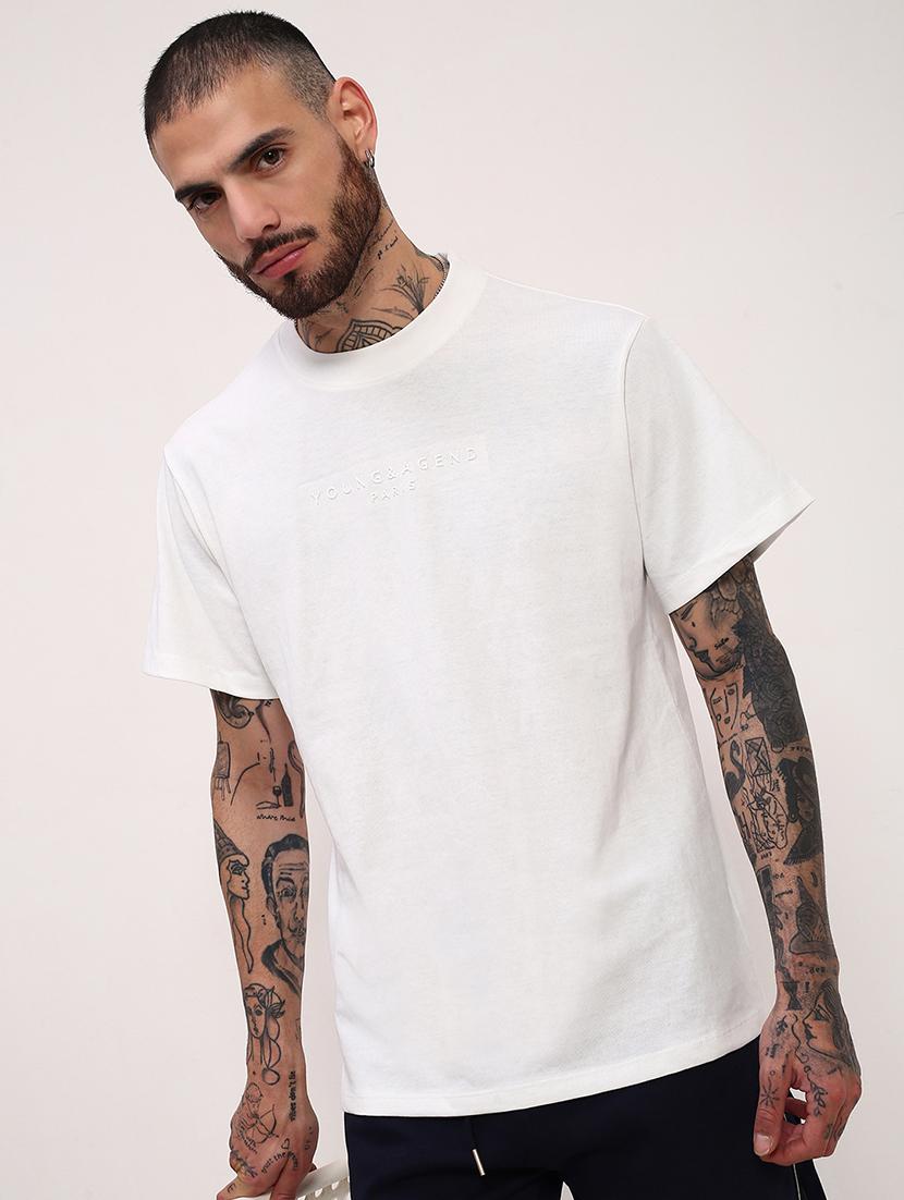 men solid short sleeve regular fit t-shirt - 21696303 - Standard Image - 1