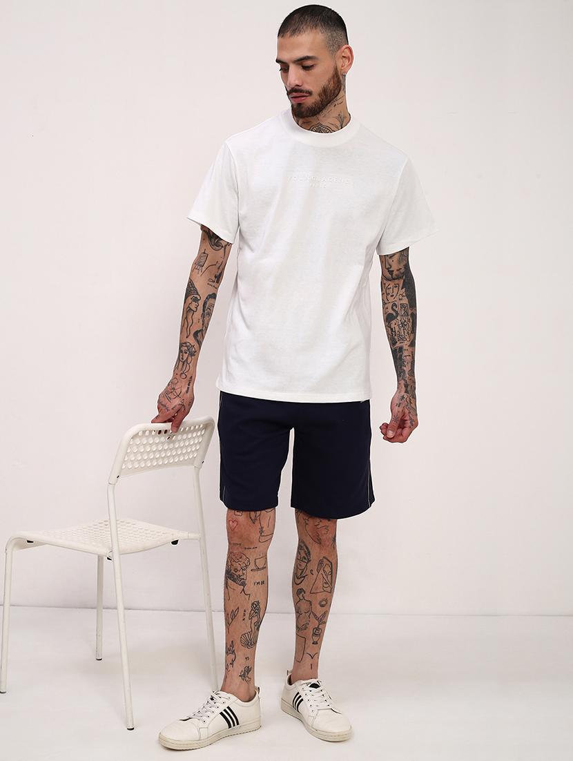 men solid short sleeve regular fit t-shirt - 21696303 - Standard Image - 4