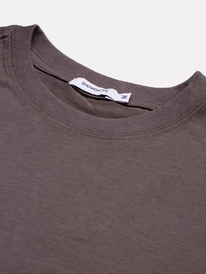 men solid short sleeve oversized t-shirt - 21696304 - Standard Image - 6