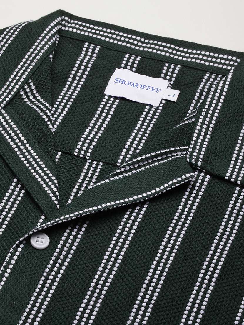 men striped short sleeves casual shirt - 21696309 -  Standard Image - 6