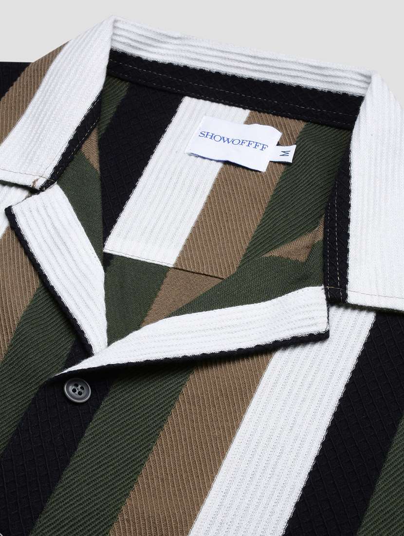 men striped short sleeves casual shirt - 21696319 -  Standard Image - 6