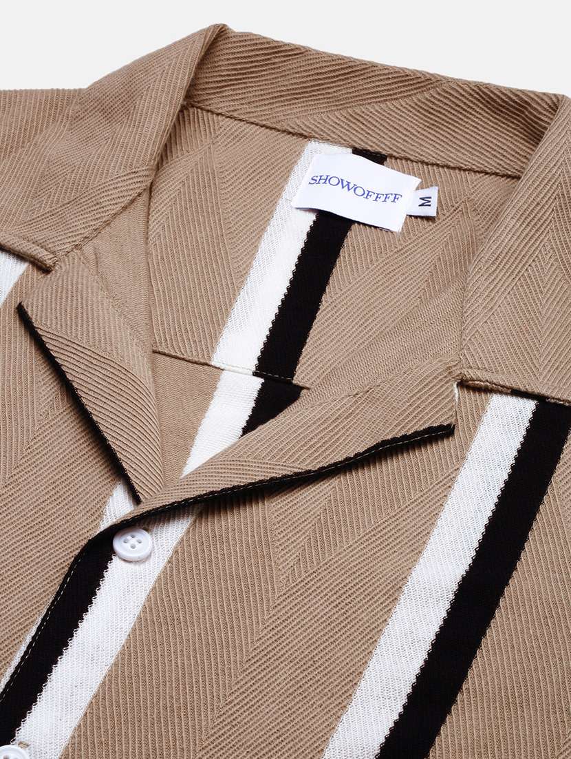 men striped short sleeves casual shirt - 21696322 -  Standard Image - 6