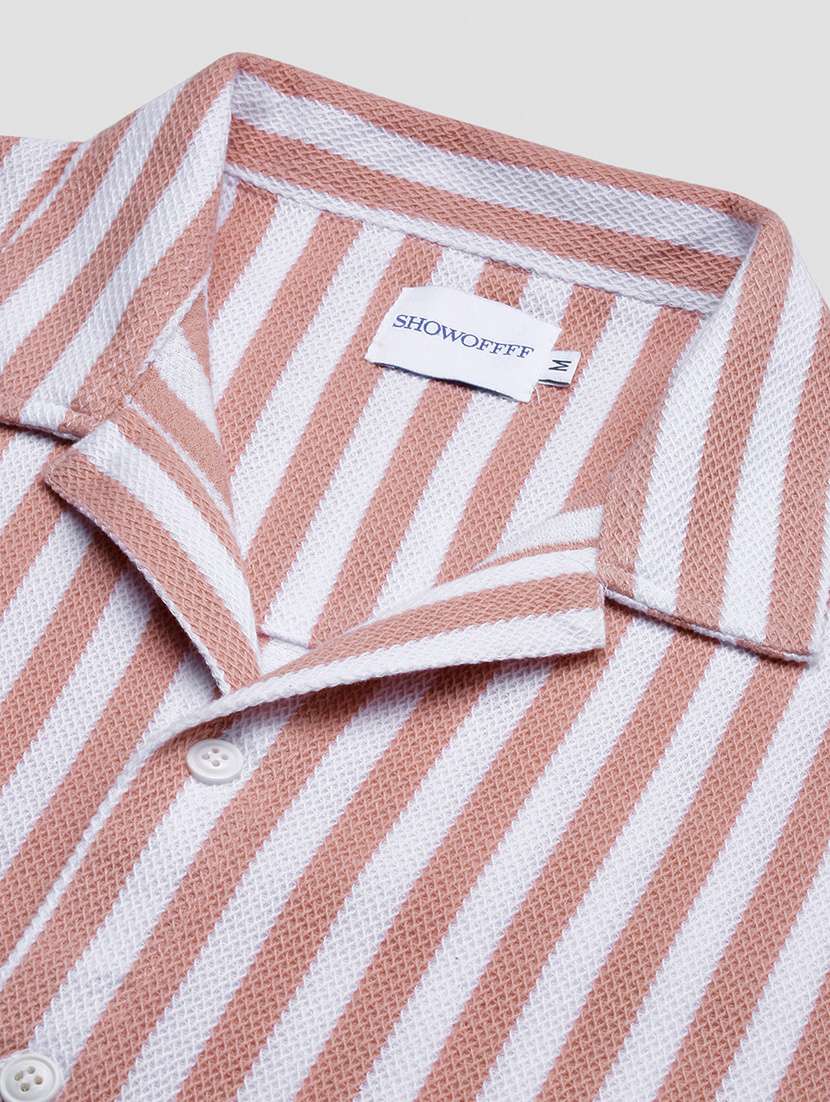 men striped short sleeves casual shirt - 21696327 -  Standard Image - 6