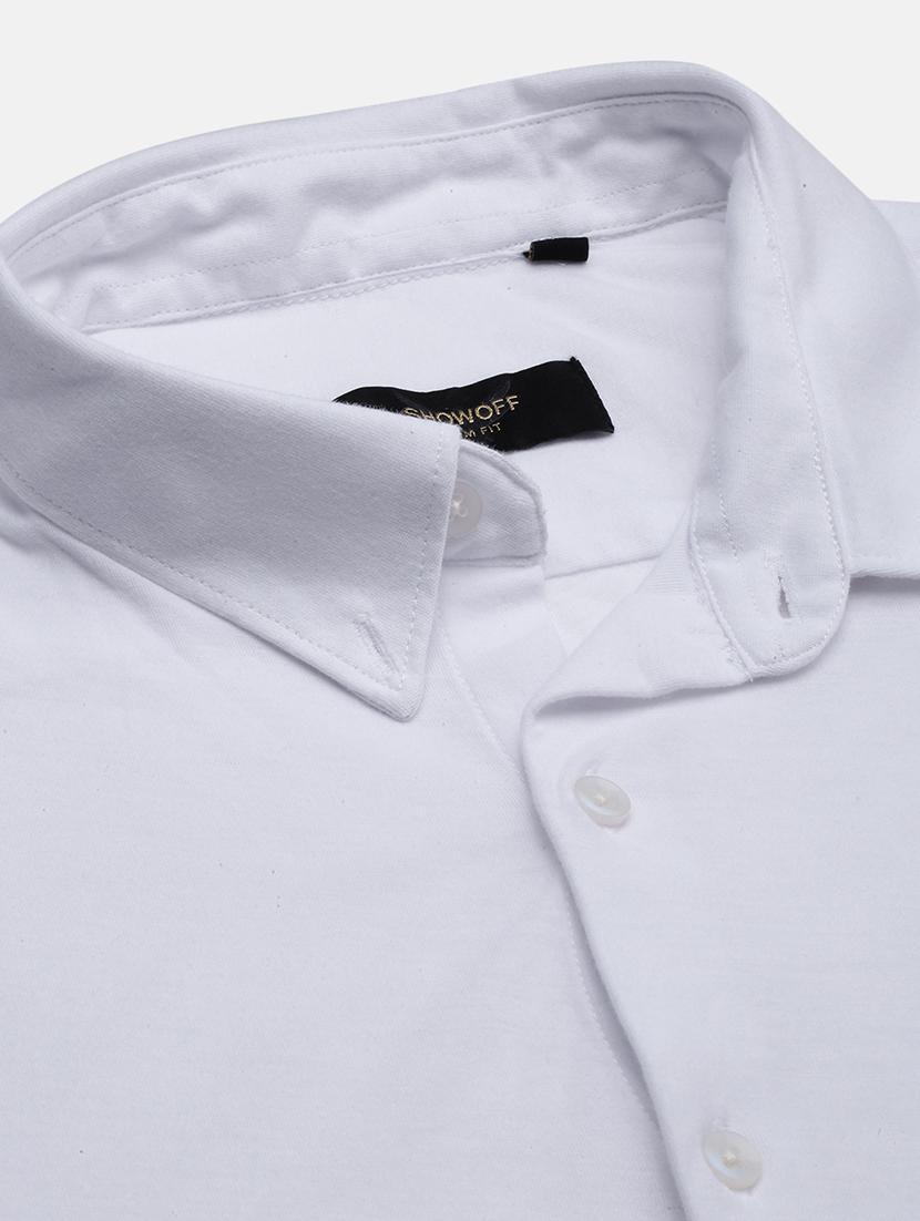 men solid long sleeves casual shirt - 21696388 - Standard Image - 6