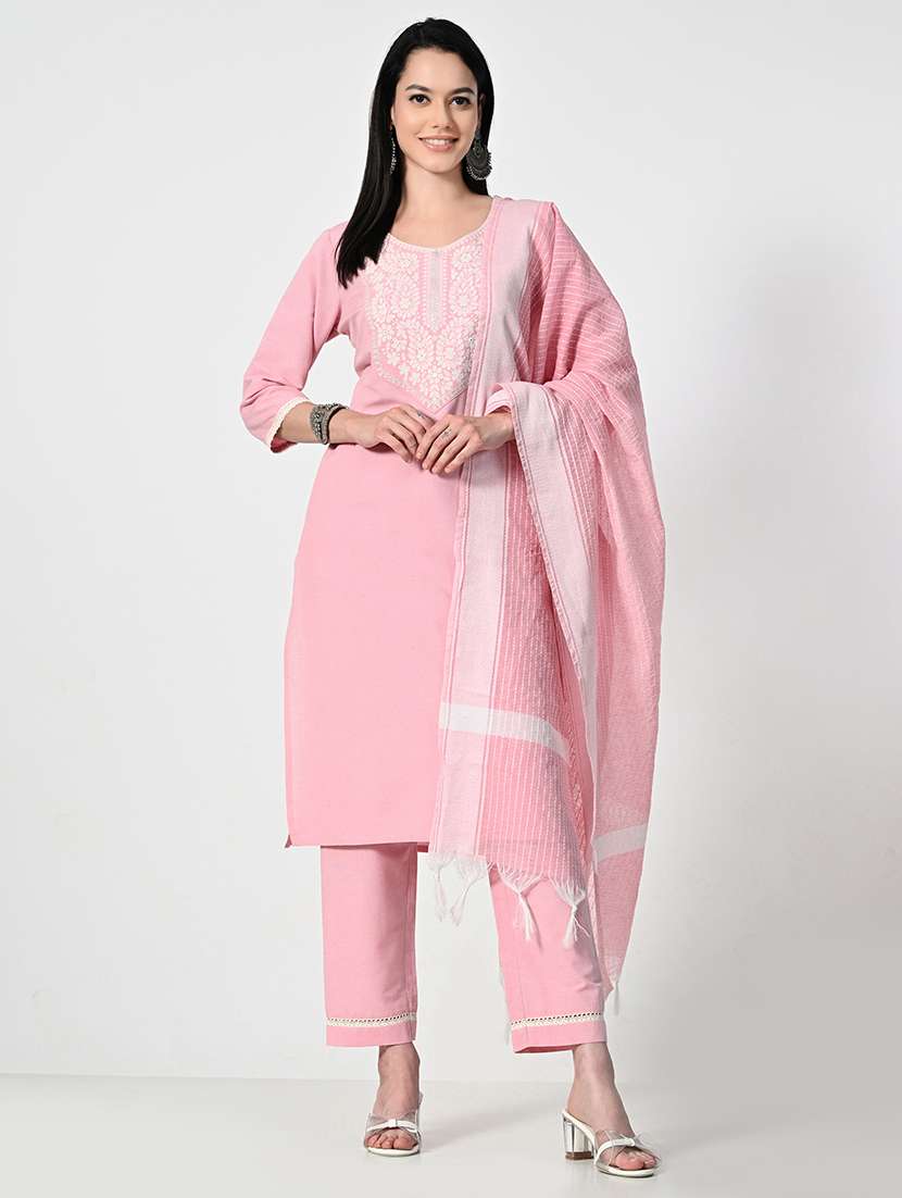 women embroidered kurta pant set with duaptta - 21696492 - Zoom Image - 0