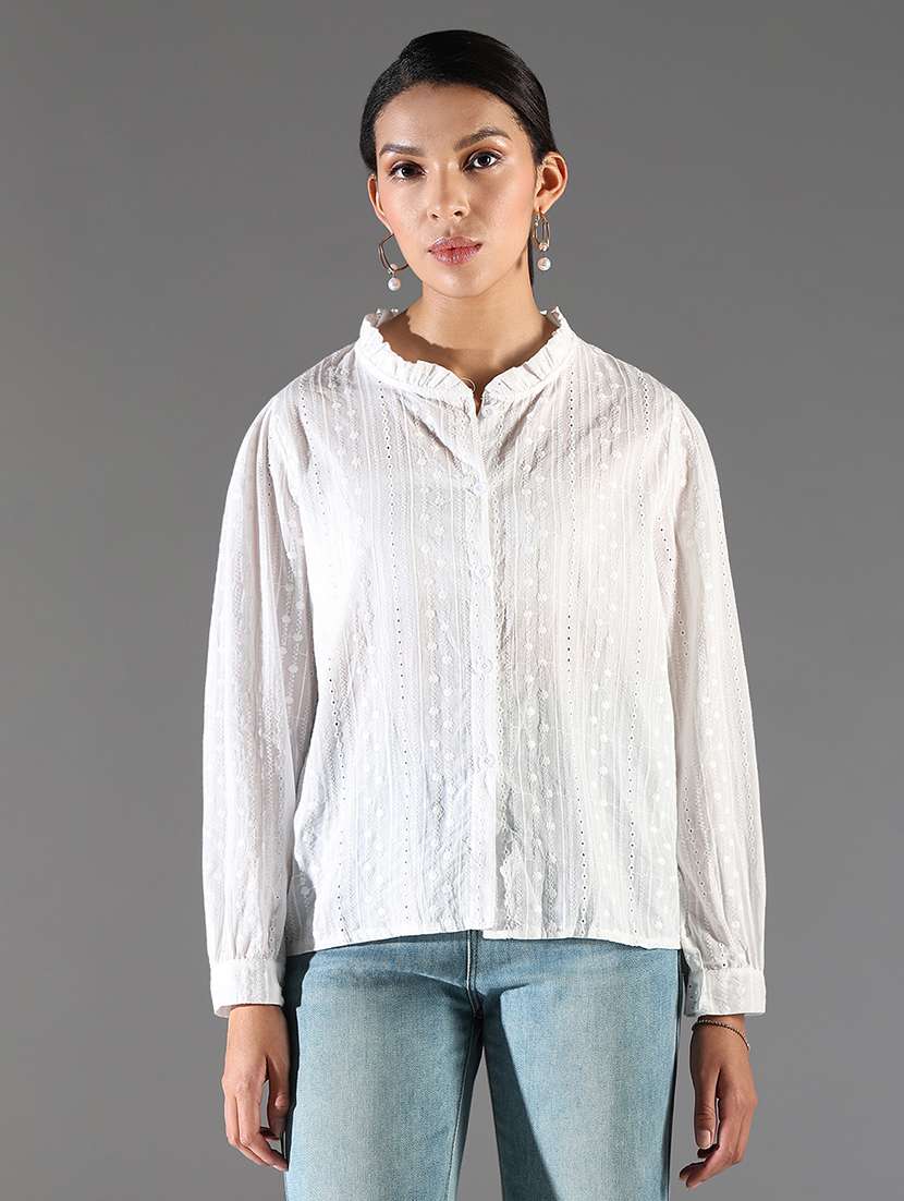 women white long sleeve regular shirt